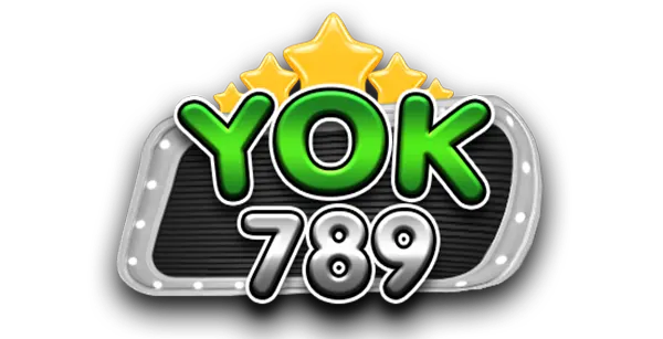 โลโก้เว็บไซต์ yok789 คาสิโนออนไลน์ออนไลน์ โทนสีเขียว-ดำ พร้อมสัญลักษณ์ดาวสีทอง ดีไซน์หรูหราสไตล์คาสิโน